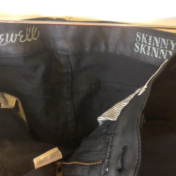 Madewell skinny skinny leather like jeans - Picture 9 of 11
